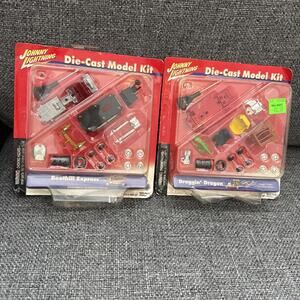 Vtg 2001 Johnny Lightning Draggin’ Dragon Diecast Model Kit Boothill Express